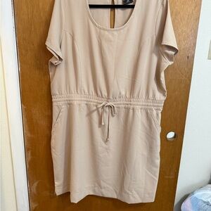 32 Degrees Tan Women's dress with Drawstring Waist